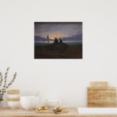 Poster Lever de lune sur la mer (Cuisine)