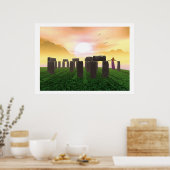 Poster Lever de soleil à Avalon (Cuisine)