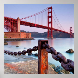 Poster Lever de soleil au point de fort