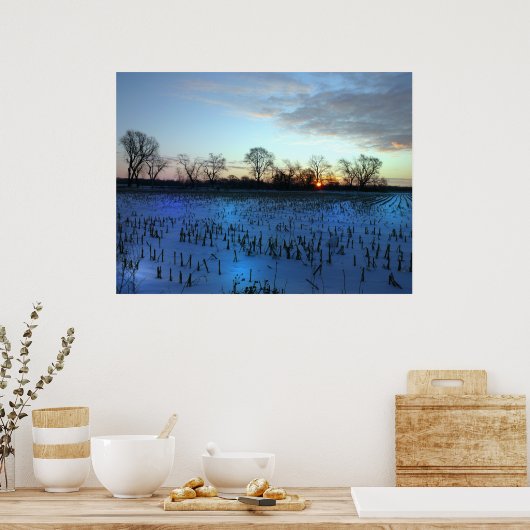 Poster Lever de soleil de l'Iowa (Cuisine)