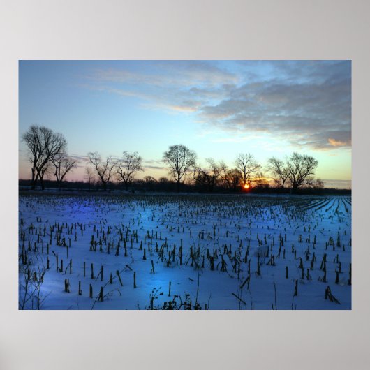 Poster Lever de soleil de l'Iowa (Devant)