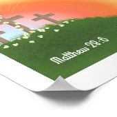 Poster Lever de soleil de Pâques inspirant (Coin)