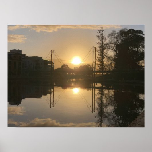 Poster Lever de soleil du matin (Devant)
