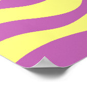 Poster Lever de soleil et vagues Art abstrait (Coin)