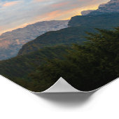 Poster Lever de soleil exceptionnel dans la vallée du Log (Coin)