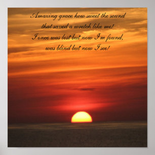 Poster Lever de soleil extraordinaire de grâce