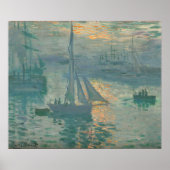 Poster Lever de soleil (Marine) de Claude Monet (Devant)