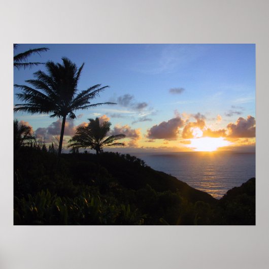 Poster Lever de soleil Maui 1 (Devant)