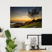 Poster Lever De Soleil Sur La Plage Armação, Brésil (Bureau à domicile)
