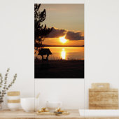 Poster Lever de soleil sur l'affiche de Saint Agathe (Cuisine)