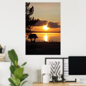 Poster Lever de soleil sur l'affiche de Saint Agathe (Bureau à domicile)