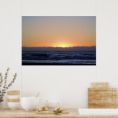 Poster Lever de soleil sur l'océan (Cuisine)