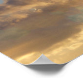 Poster Lever de soleil sur l'océan Atlantique à Cape Cana (Coin)