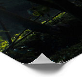 Poster Lever de soleil sur Maskeliya : Plantation de thé  (Coin)