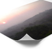 Poster Lever de soleil sur Tikal (Coin)