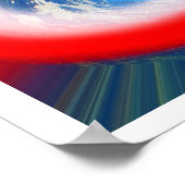 Poster Lever de soleil sur un monde alien (Coin)