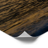 Poster Lever de soleil vif sur l'océan (Coin)