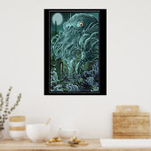 Poster Lever du Cthulhu (Cuisine)