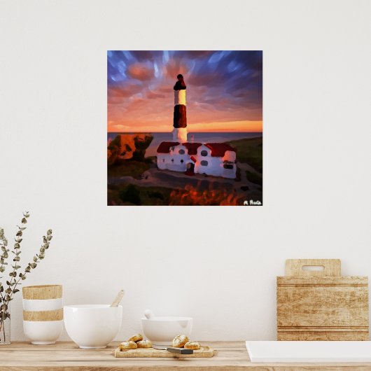 Poster Lever du phare (Cuisine)