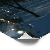 Poster Lever du soleil à travers Icicles hiver Photograph (Coin)