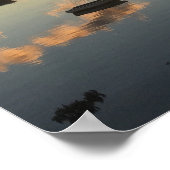 Poster Lever du soleil à Wells Next The Sea Norfolk (Coin)