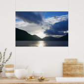 Poster Lever du soleil au croissant du lac (Cuisine)