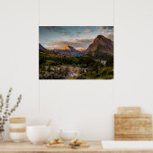 Poster Lever du soleil au lac Swiftcurrent (Cuisine)