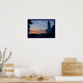 Poster Lever du soleil au phare de Marblehead (Cuisine)