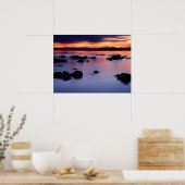 Poster Lever du soleil au point noir du lac Mono (Cuisine)