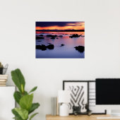 Poster Lever du soleil au point noir du lac Mono (Bureau à domicile)