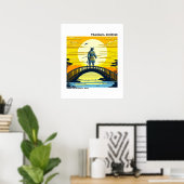 Poster Lever du soleil calme (Bureau à domicile)