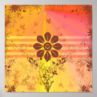 Poster Lever du soleil d'automne