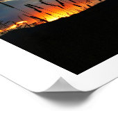 Poster Lever du soleil de la queue de chat (Coin)