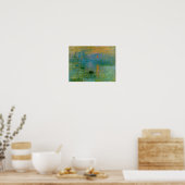 Poster Lever du soleil de l'impression, Claude Monet Fine (Cuisine)