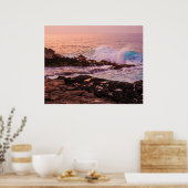 Poster Lever du soleil de Poipu, Kauai (Cuisine)