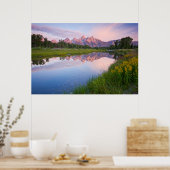 Poster Lever du soleil de Schwabacher Landing (Cuisine)