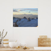 Poster lever du soleil des Alpes (Cuisine)
