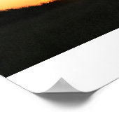 Poster lever du soleil des cerfs de l'île FIre (Coin)