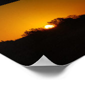 Poster Lever du soleil doré (Coin)
