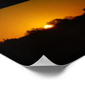 Poster Lever du soleil doré (Coin)