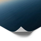 Poster lever du soleil du lac champlain dans la baie de s (Coin)