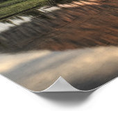 Poster Lever du soleil et réflexion, Parc national des Gl (Coin)