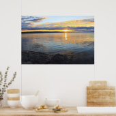 Poster lever du soleil étincelant (Cuisine)