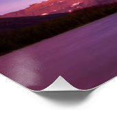 Poster Lever du soleil sur Glacier (Coin)
