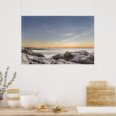 Poster Lever Du Soleil Sur La Plage Armação, San Catarina (Cuisine)