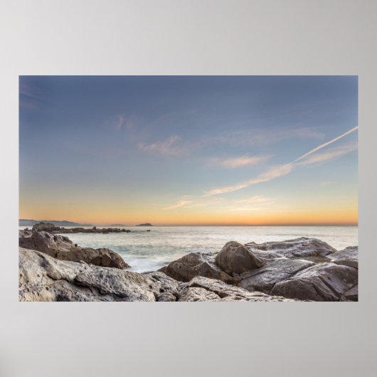 Poster Lever Du Soleil Sur La Plage Armação, San Catarina (Devant)