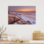 Poster Lever Du Soleil Sur La Plage Guarda Do Embau (Cuisine)