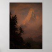 Poster Lever Du Soleil Sur Le Matterhornaaprès 1875 - (Devant)