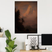 Poster Lever Du Soleil Sur Le Matterhornaaprès 1875 - (Bureau à domicile)