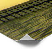 Poster Lever du soleil sur le quai (Coin)